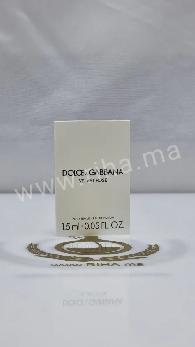 Échantillons Parfum prive Dolce&Gabbana Velvet Rose Eau de parfum 1.5ml DOLCE&GABBANA - parfum Maroc