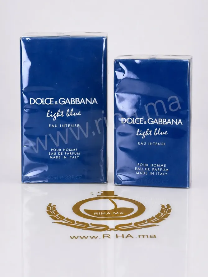 light bleu intense edp dc LIGHT BLUE EAU INTENSE - DOLCE & GABBANA prix maroc