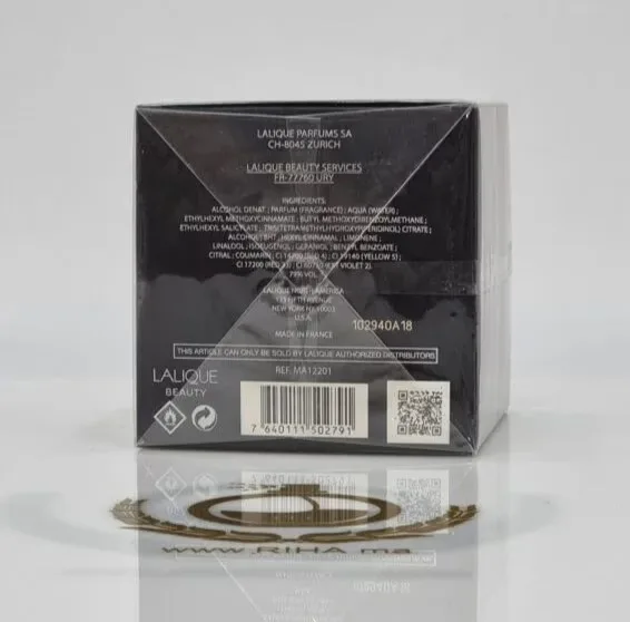Encre Noire A L'Extreme - Lalique prix maroc (2) Encre Noire A L'Extreme - Lalique prix maroc