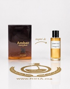 Amber Franck Olivier eau de parfum pour homme 75ml Amber Franck Olivier eau de parfum pour homme 75ml