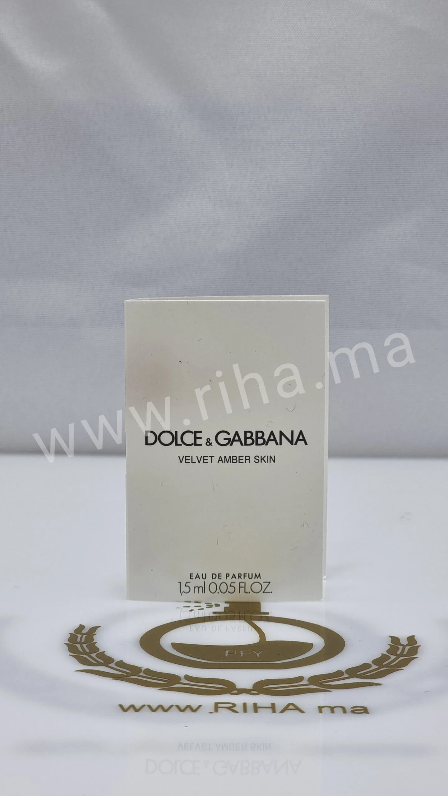 Velvet Amber Skin Échantillons Parfum prive Dolce&Gabbana Velvet Amber Skin Eau de parfum 1.5ml DOLCE&GABBANA - parfum Maroc
