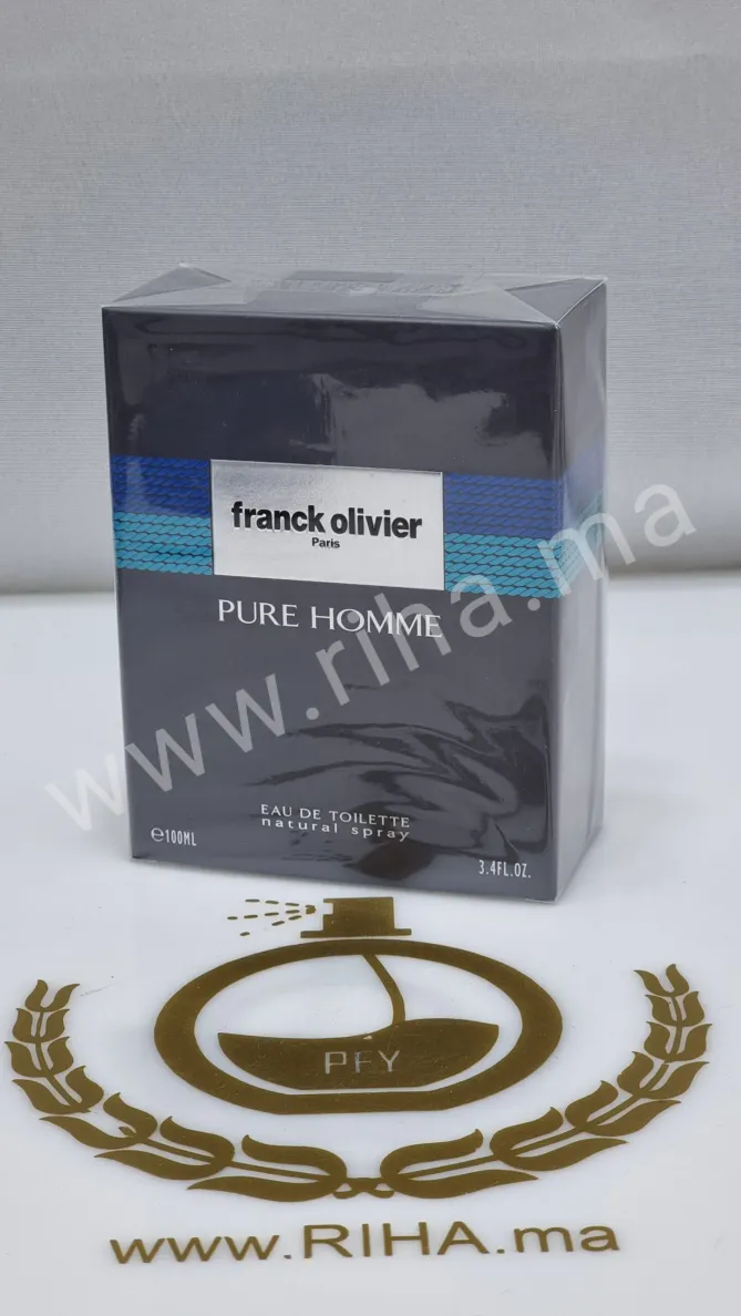 Franck Olivier PURE HOMME Franck Olivier PURE HOMME eau de toilette for men 100Ml Franck Olivier - parfum Maroc