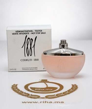 1881 Cerruti Eau de Toilette pour femme Tester 100Ml 1881 Cerruti Eau de Toilette pour femme Tester 100Ml