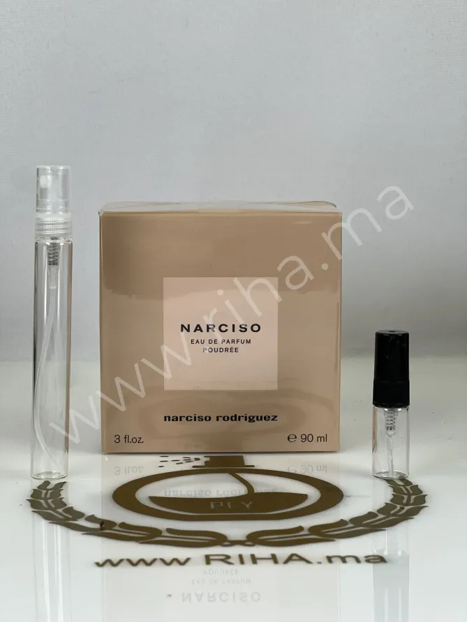 decantage narciso rodriguez narciso poudree — Flacon de décantage narciso rodriguez narciso poudree avec notes florales