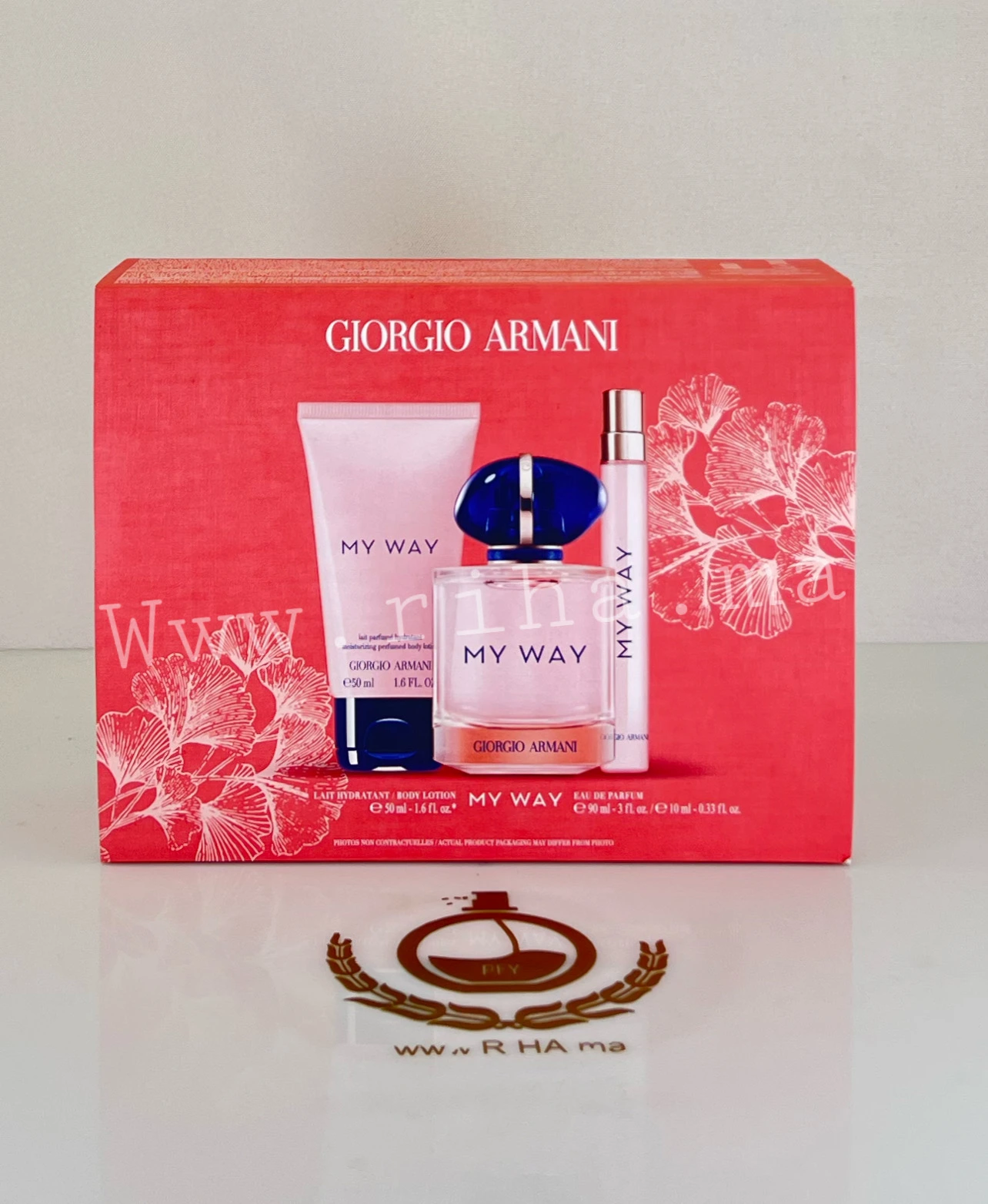 Coffret Cadeaux My Way Eau de Parfum 90ml Giorgio Armani Pour Femme — photo 3 Coffret cadeau Giorgio Armani My Way eau de parfum 90ml — vue 3