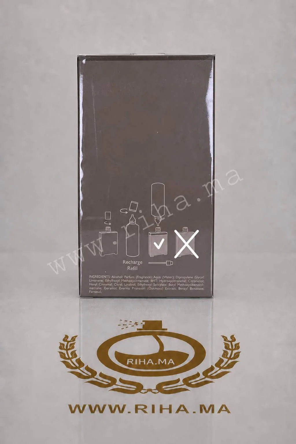 Terre d'Hermes Eau Givree Hermès pour homme 100ml — photo 2 Flacon de parfum terre dhermes Eau Givree sur fond blanc — vue 2