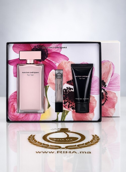Coffret Cadaux Narciso Rodriguez for Her Eau de Parfum Pour Femme 100ML Coffret Cadaux Narciso Rodriguez for Her Eau de Parfum Pour Femme 100ML
