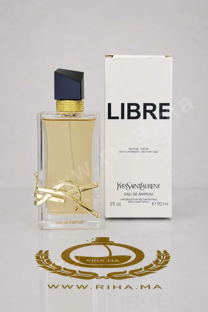 Tester Libre Eau de Parfum Yves Saint Laurent Pour Femme 90ml Authentic tester libre — Flacon testeur de libre yves saint laurent eau de parfum 90ml