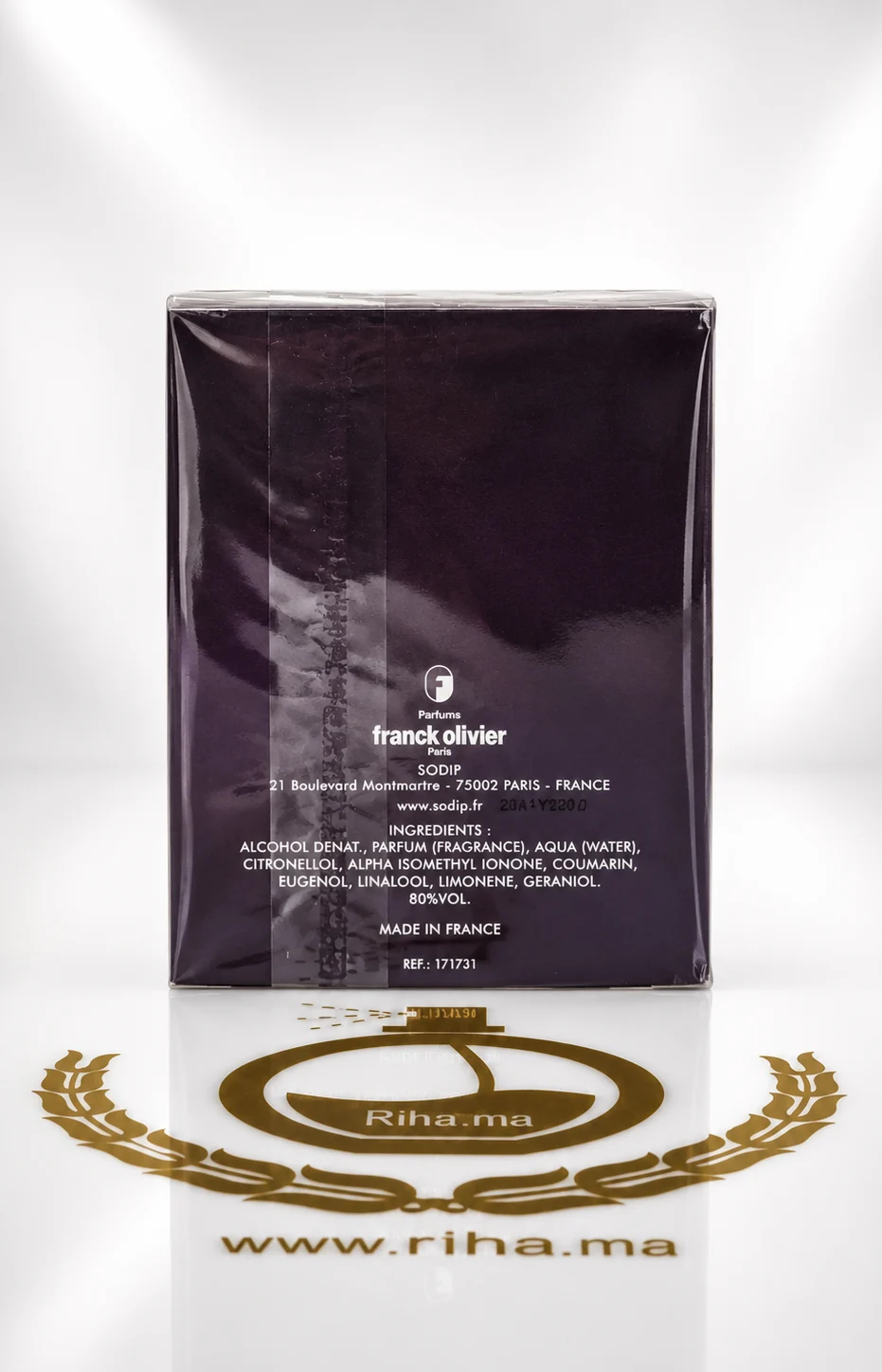 Oud Vanille Franck Olivier 100ml — photo 3 Oud Vanille Franck Olivier 100ml — parfum de luxe au Maroc — vue 3