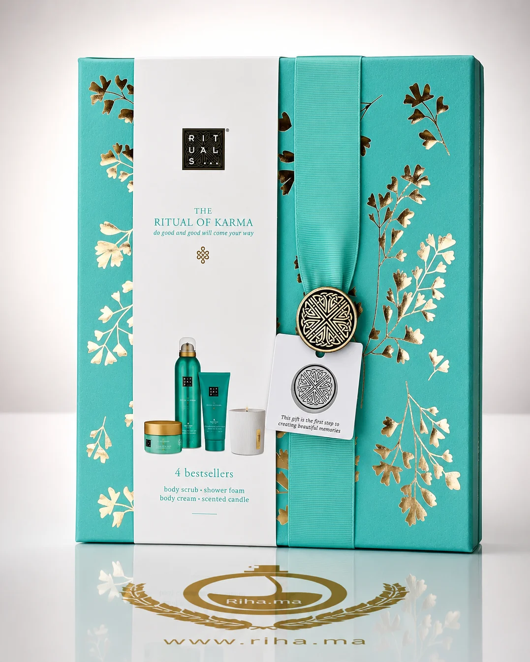 Coffret The Ritual of Karma avec flacons et bougie parfumée