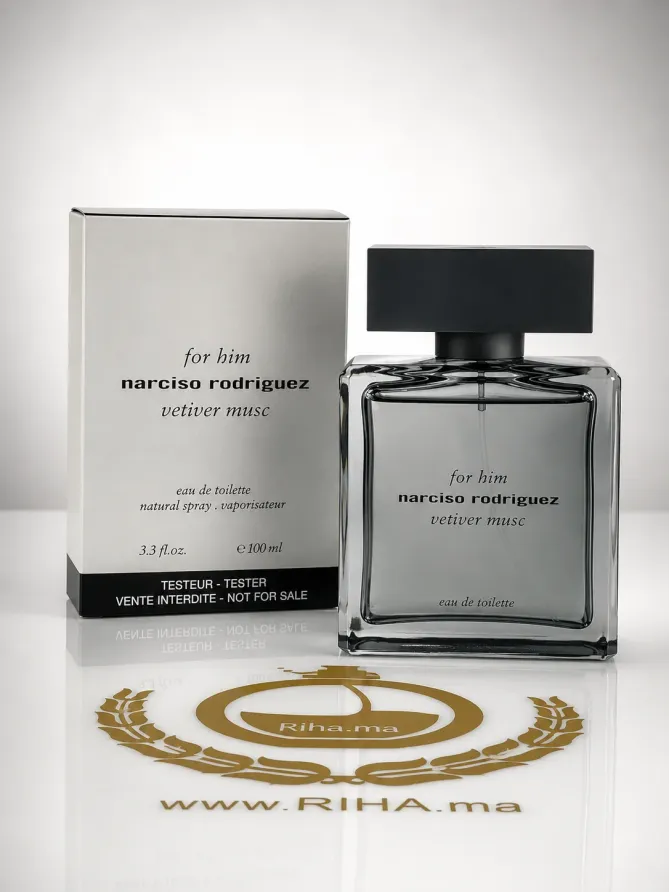 Tester Narciso Rodriguez For Him Vetiver Musc Tester Narciso Rodriguez For Him Vetiver Musc — parfum de luxe au Maroc
