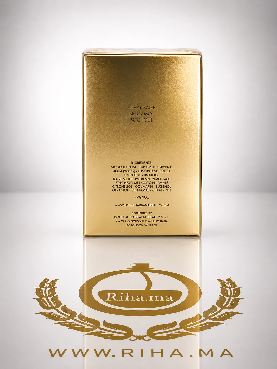 Dolce & Gabanna The One Gold Eau DE Parfum Intense Pour Homme 100ml — photo 2 Flacon de Dolce Gabanna The One Gold eau de parfum intense pour homme — vue 2