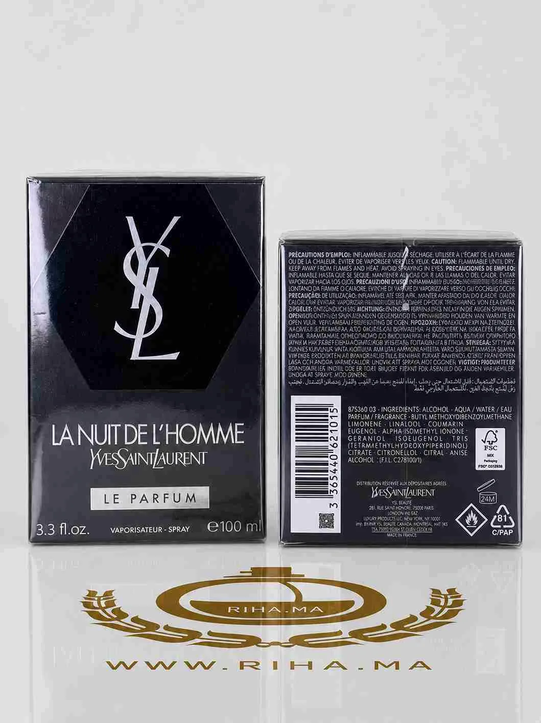 LA NUIT DE L'HOMME LE PARFUM - YSL prix maroc LA NUIT DE L'HOMME LE PARFUM - YSL prix maroc