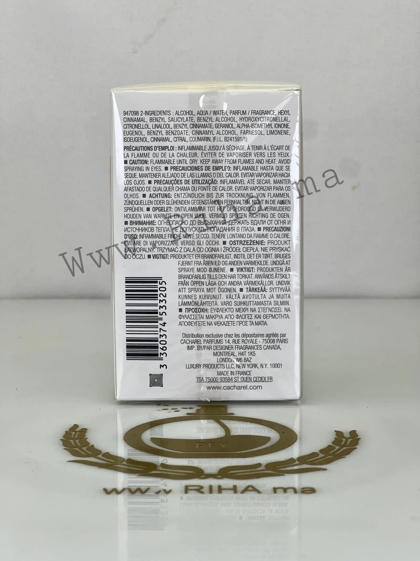 Anais L’Original Eau de Toilette Cacharel prix maroc (2) Anais L’Original Eau de Toilette Cacharel prix maroc