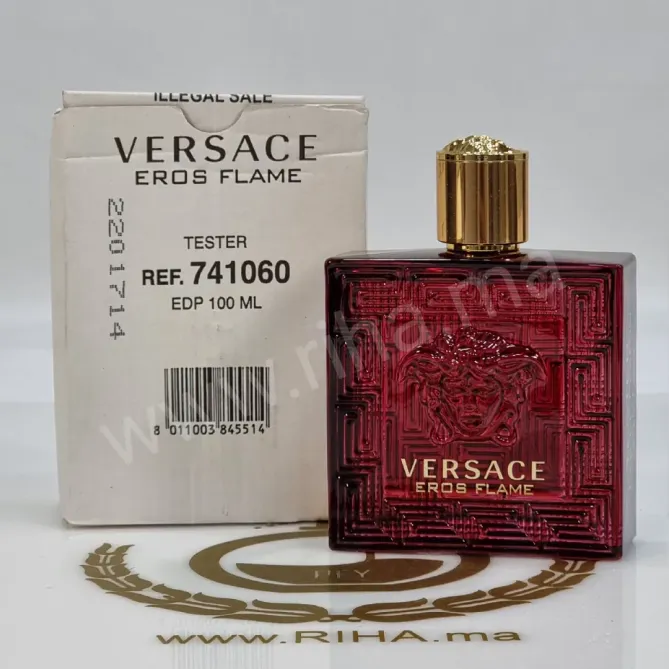 TESTEUR PARFUM EROS FLAM DE VERSACE POUR HOMME EAU DE PARFUM TESTEUR PARFUM EROS FLAM DE VERSACE POUR HOMME EAU DE PARFUM