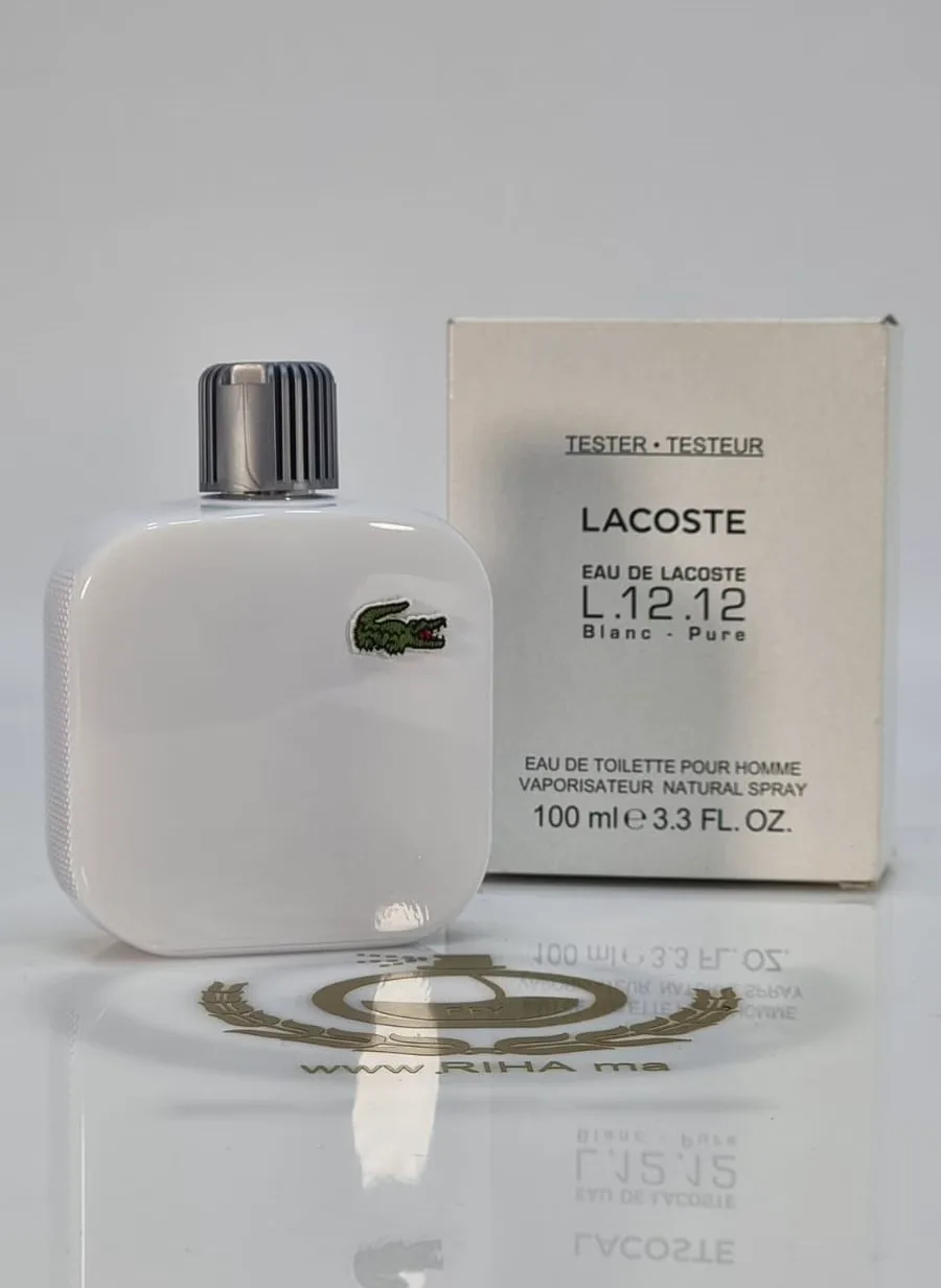 TESTER LACOSTE HITE PRIX MAROC EAU DE LACOSTE L .12.12 BLANC – LACOSTE Lacoste - parfum Maroc