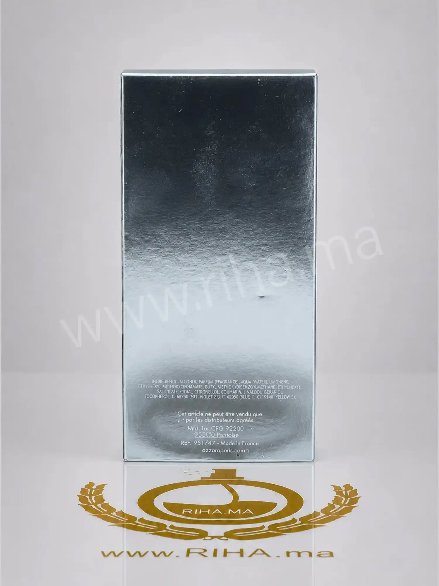 BACK CHROME SPORT AZZARO Chrome Sport Azzaro Eau de Toilette Pour Homme Azzaro - parfum Maroc