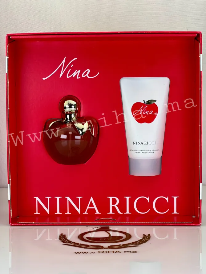 Coffret Nina-Nina Ricci Eau de Toilette prix maroc cadeau Coffret Nina-Nina Ricci Eau de Toilette prix maroc