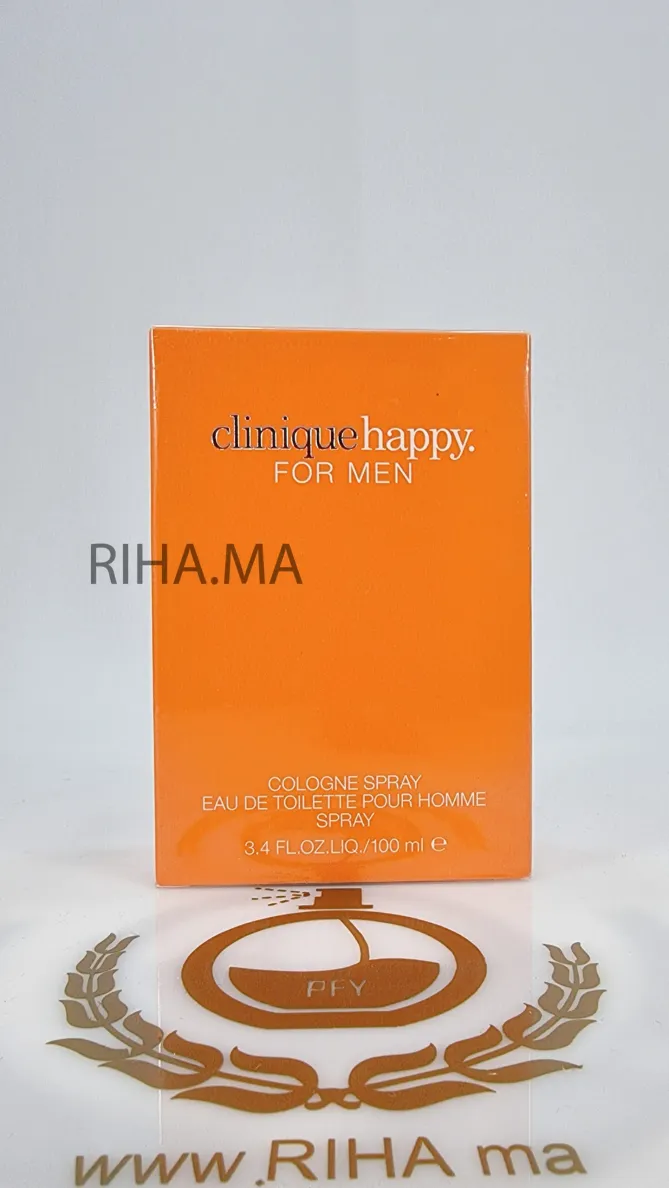 CLINIQUE HAPPY EAU DE TOILETTE FOR MEN -100ml - parfum Maroc