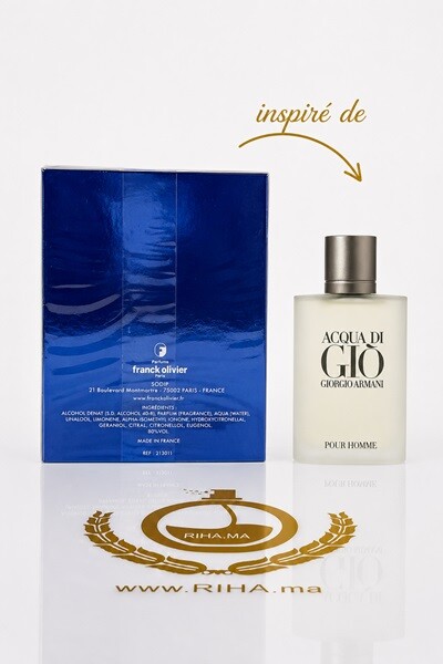 Blue Touch Franck Olivier eau de toilette pour lui 100ml Blue Touch Franck Olivier eau de toilette pour lui 100ml