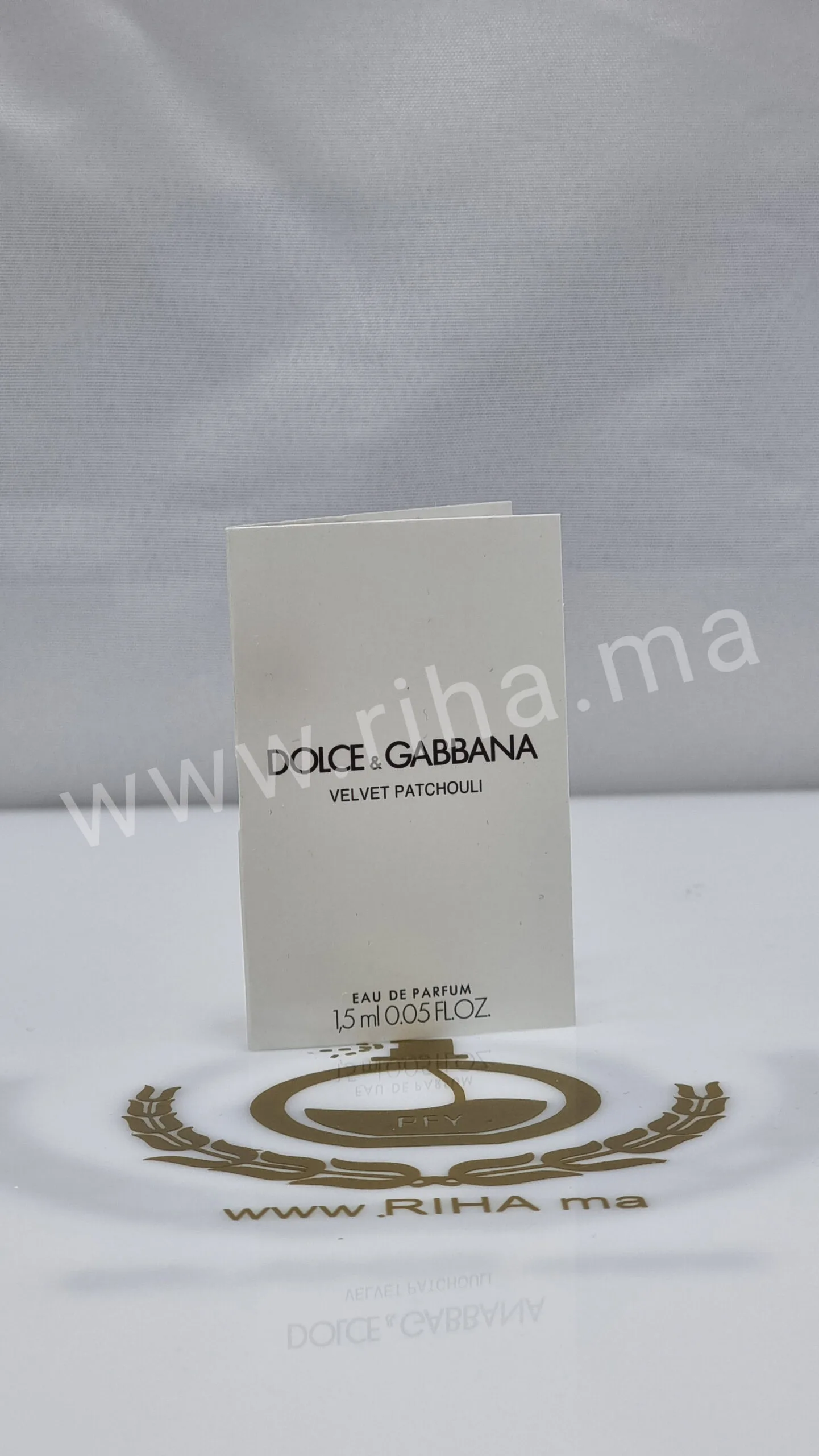 Velvet Patchouli Échantillons Parfum prive Dolce&Gabbana Velvet Patchouli Eau de parfum 1.5ml DOLCE&GABBANA - parfum Maroc