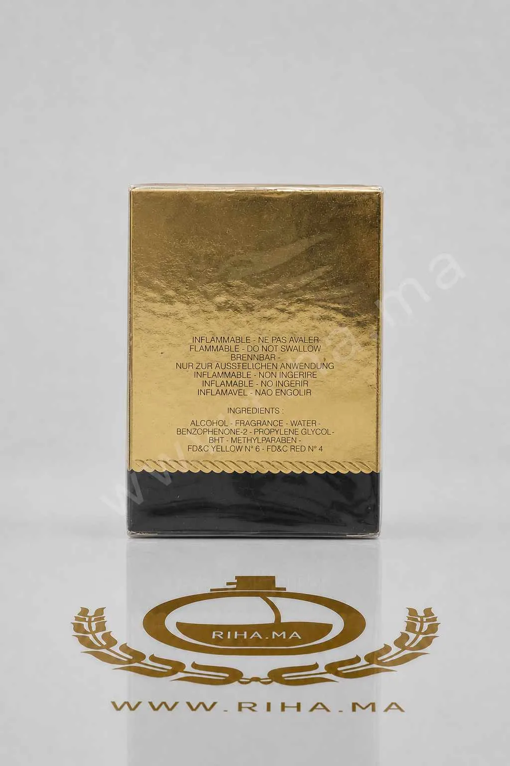 Champagne de Yves Saint Laurent modify 2nd like 1st, dont change product, same size of products, zoom on product
