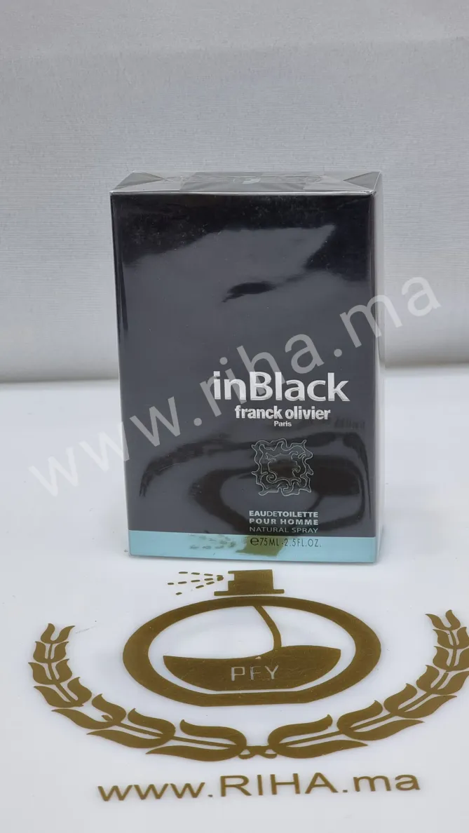inBlack Franck Olivier inBlack Franck Olivier eau de toilette 75Ml Franck Olivier - parfum Maroc
