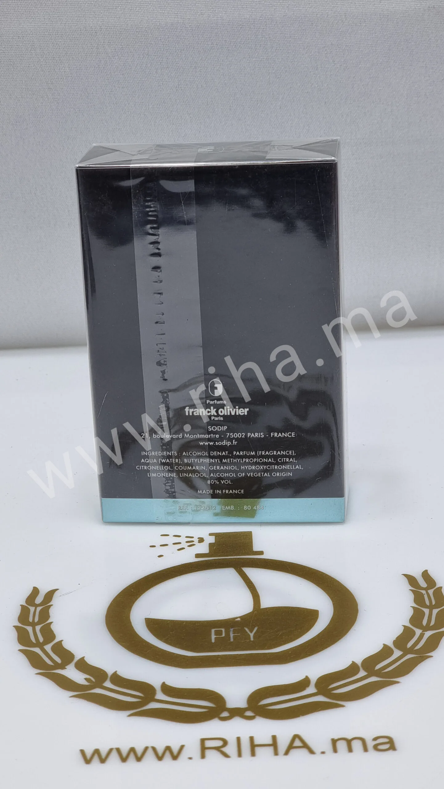 inBlack Franck Olivier inBlack Franck Olivier eau de toilette 75Ml Franck Olivier - parfum Maroc
