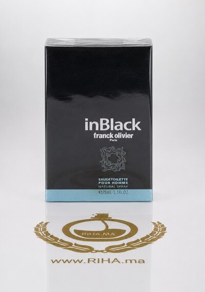 inBlack Franck Olivier eau de toilette 75Ml inBlack Franck Olivier eau de toilette 75Ml