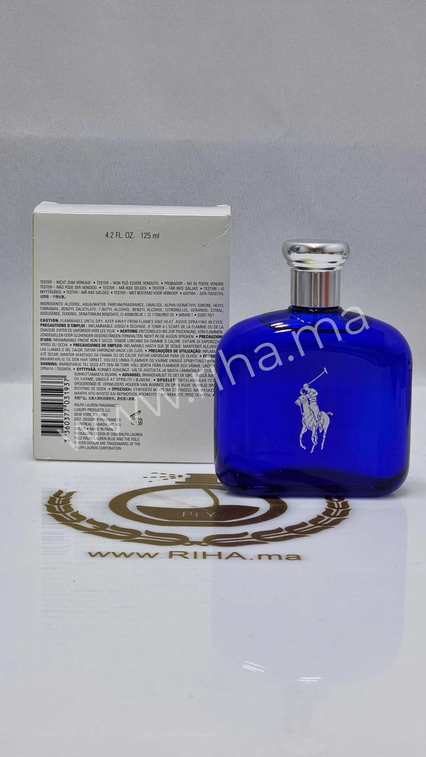 Polo Blue Polo Blue Ralph Lauren 125ml tester Ralph Lauren - parfum Maroc