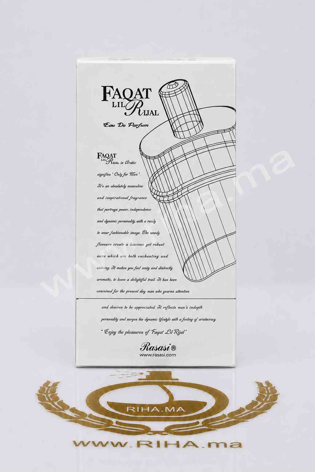 Faqat Lil Rijal فقط للرجال Rasasi pour homme 100ml prix maroc Faqat Lil Rijal فقط للرجال Rasasi pour homme 100ml prix maroc