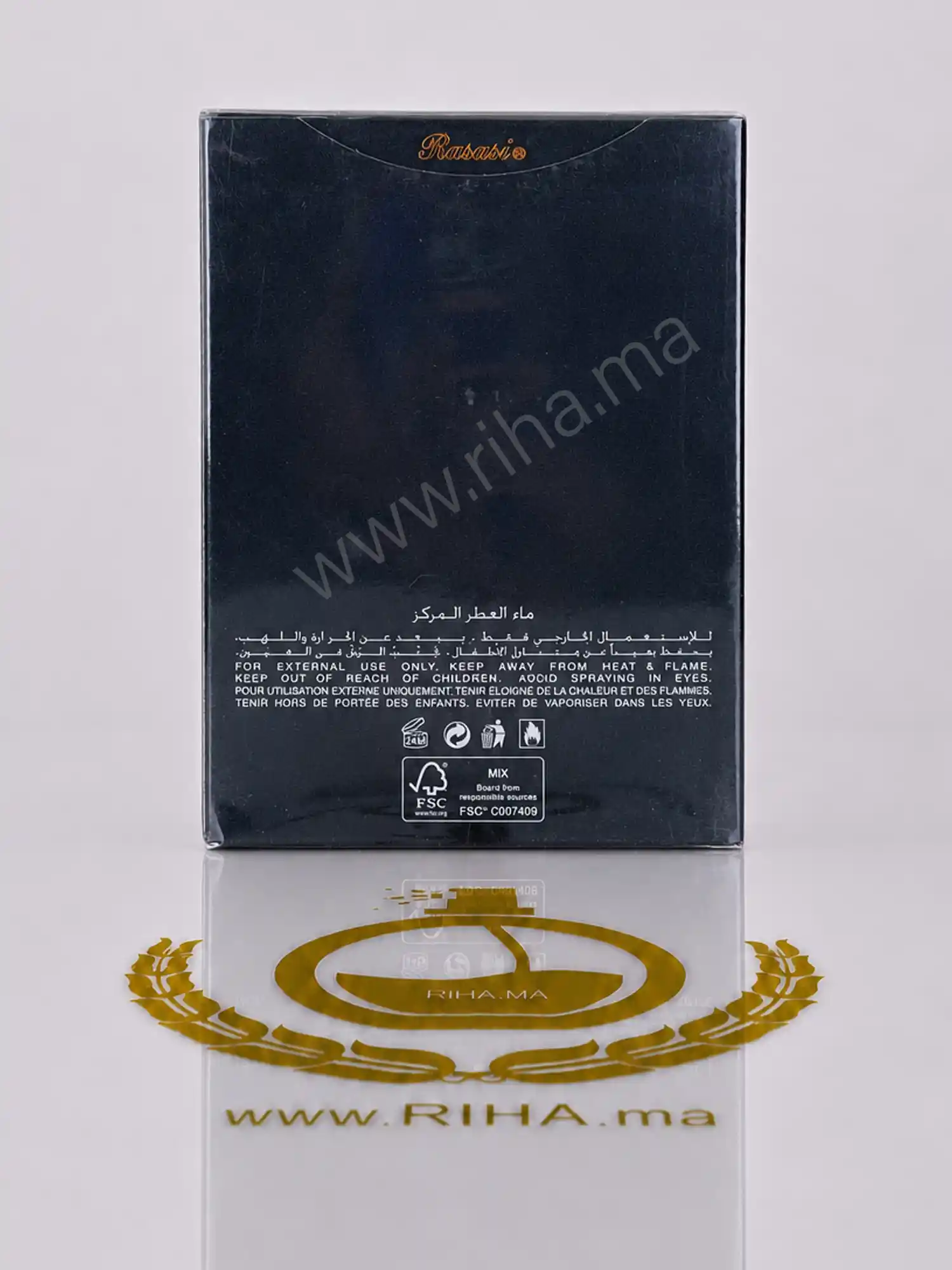 back Shuhrah Pour Homme Rasasi Eau de Parfum 90ml Shuhrah Pour Homme Rasasi Eau de Parfum 90ml prix Maroc