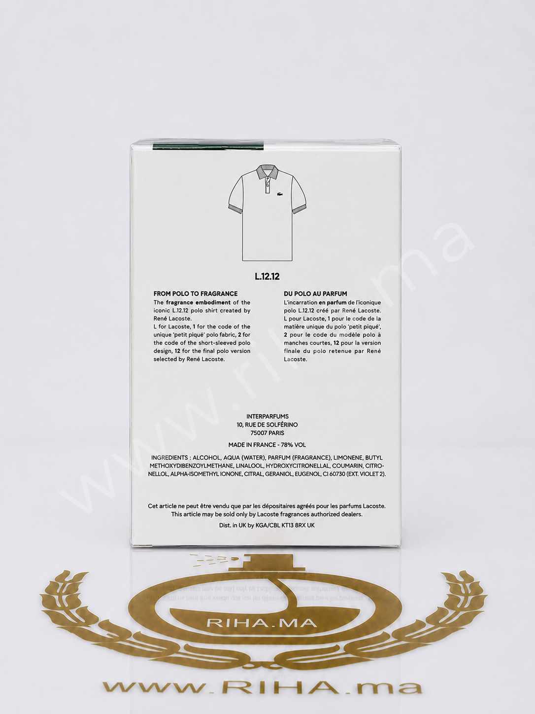 L.12.12 Blanc Eau de Toilette L.12.12 Blanc Eau de Toilette