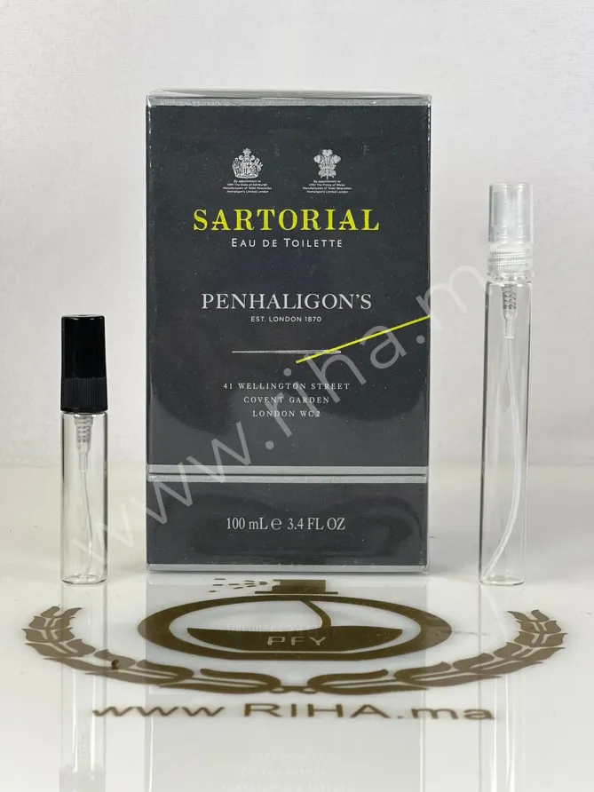 Decantage Penhaligon's Sartorial eau de toilette pour homme decantage penhaligons sartorial — Flacon de décantage Penhaligon's Sartorial eau de toilette