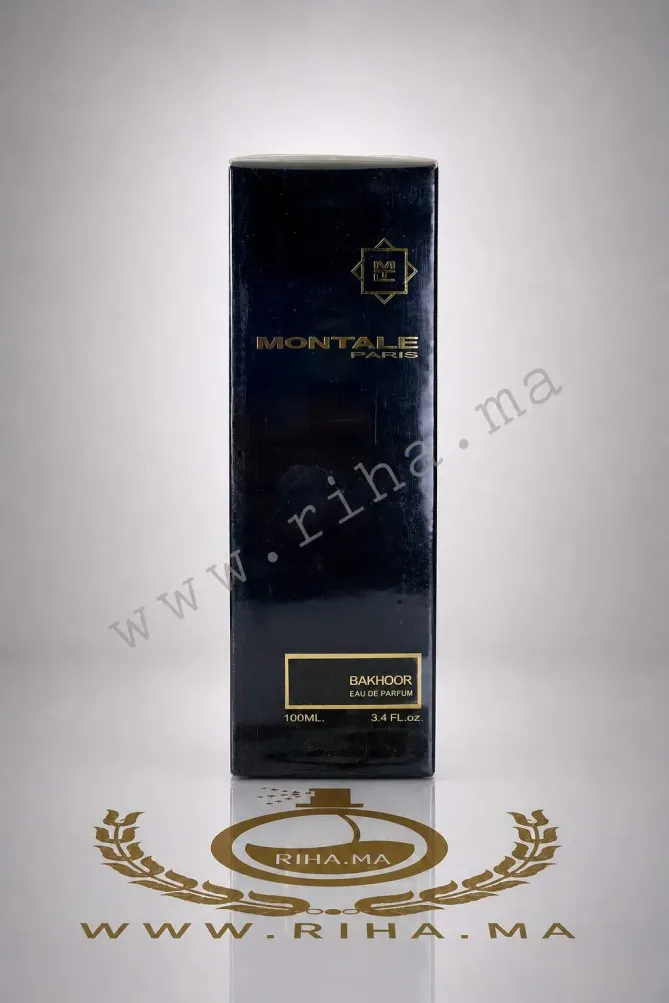Bakhoor Montale Eau de Parfum 100ml Flacon de parfum bakhoor montale avec fumée d'encens