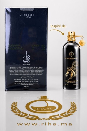 Taraf Black Zimaya - inspiré de Arabian Tonka Montale Taraf Black Zimaya - inspiré de Arabian Tonka Montale