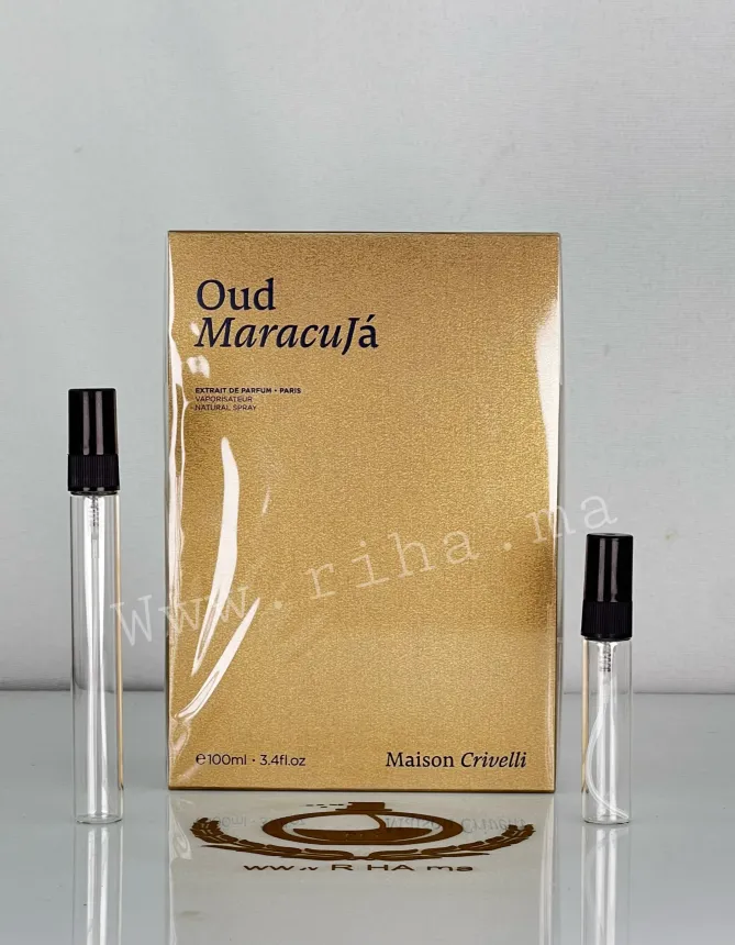 Decantage Oud Maracujá Maison Crivelli Pour Homme decantage oud maracuja maison crivelli — Flacon de décantage Oud Maracuja Maison Crivelli pour homme