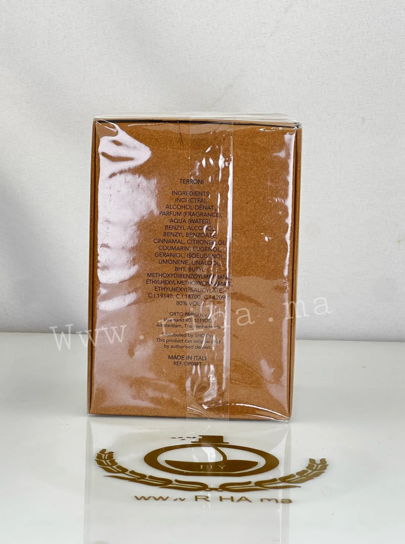 Terroni Orto Parisi Le Parfum Pour Homme 50 ML — photo 2 Flacon de parfum Terroni Orto Parisi 50ml sur fond sombre élégant — vue 2