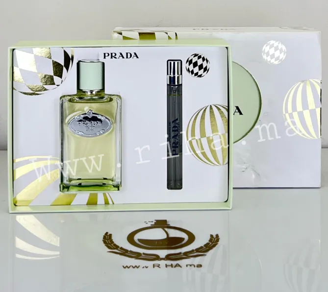 Coffret Infusion d'Iris Prada Eau de Parfum Pour Femme 100 ML Authentic