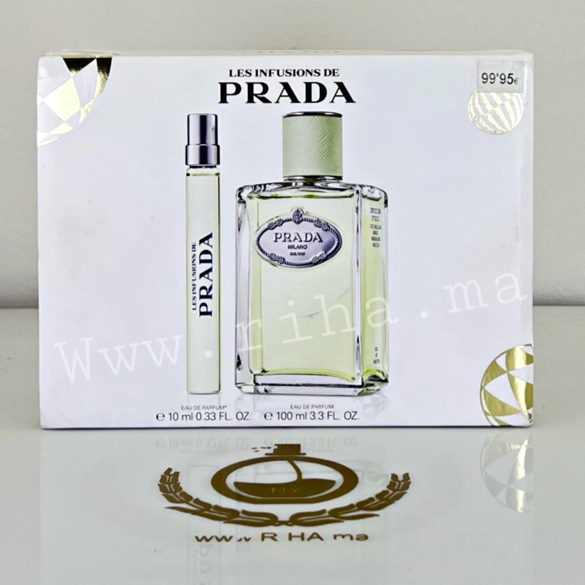 Coffret Infusion dIris Prada Eau de Parfum Pour Femme 100 ML Authentic Coffret Infusion d'Iris Prada Eau de Parfum Pour Femme 100 ML Authentic