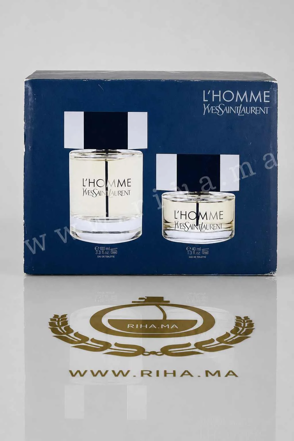 Coffret L’Homme Eau de Toilette Yves Saint Laurent Pour Homme 100ml Authentic — photo 3 coffret lhomme — Coffret cadeau L'Homme Yves Saint Laurent eau de toilette 100ml — vue 3