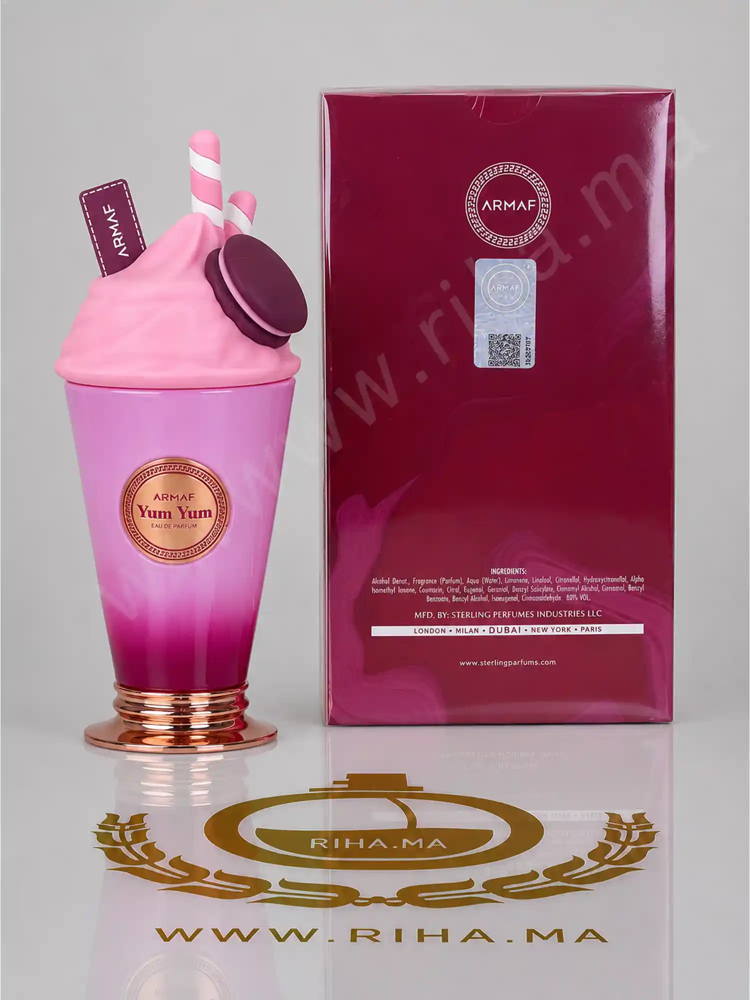 boite yum yum armaf maroc Yum Yum Armaf Eau de Parfum Pour Femme 100ml parfum original Authentic au Maroc chez RIHA.ma