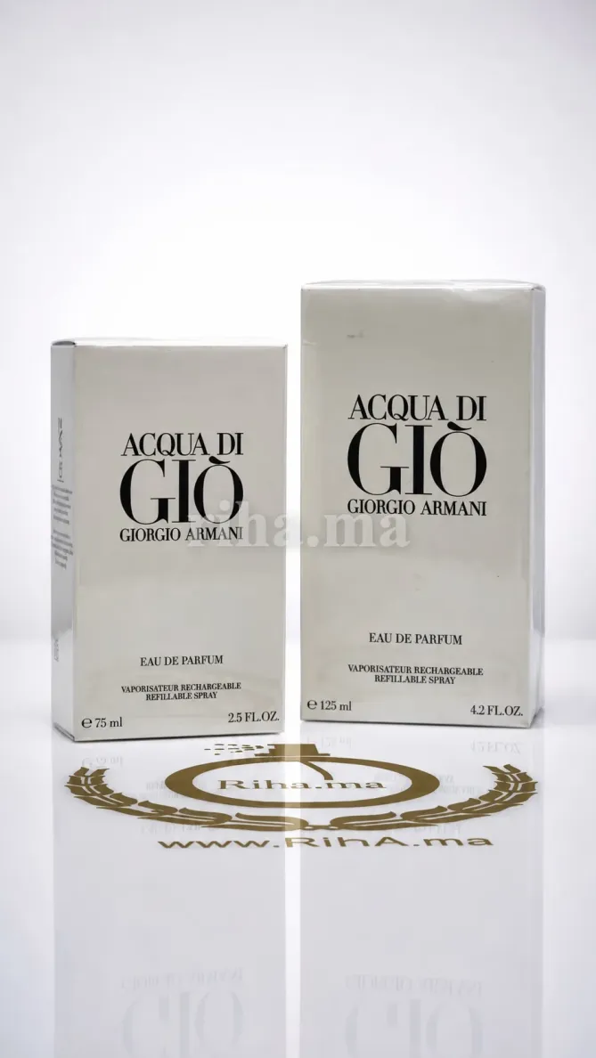 Acqua di Gio Giorgio Armani Eau de Parfum Original Flacon acqua di gio Giorgio Armani eau de parfum homme original