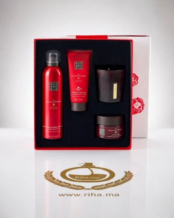 Coffret Rituals The Ritual of Ayurveda Coffret rituals the avec mousse de douche et bougie parfumée