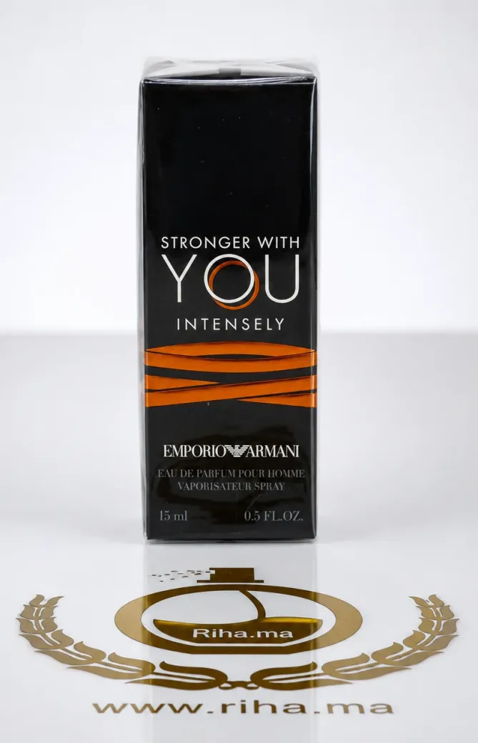 Miniature Emporio Armani Stronger With You Intensely Giorgio Armani Pour Homme 15 ML Authentic Miniature Emporio Armani Stronger With You Intensely Giorgio Armani flacon 15ml