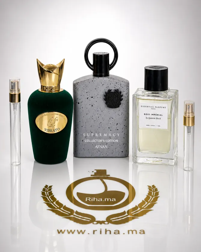 Pack decantage supermacy avec flacons de parfum en verre
