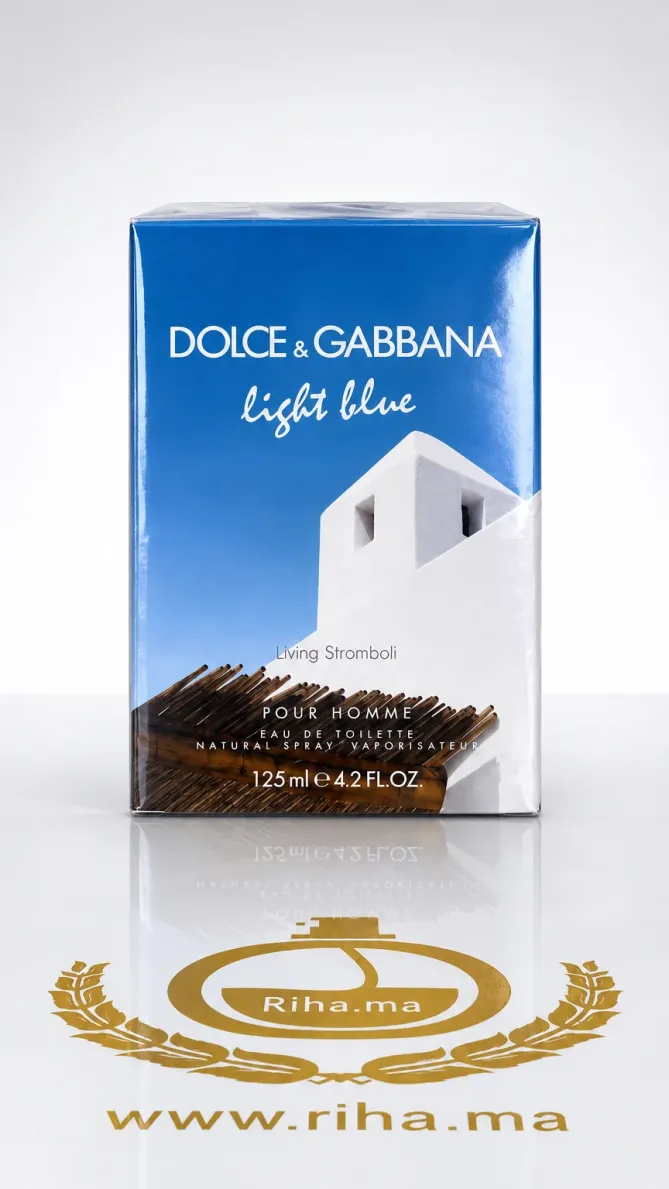 Light Blue Living Stromboli Dolce&Gabbana Eau De Toilete pour homme 75ml — parfum de luxe au Maroc