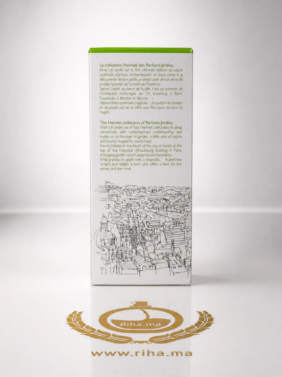 un jardin sur le toit eau de toilette 100ml — photo 2 Flacon d'un jardin sur le toit eau de toilette avec fleurs fraîches — vue 2