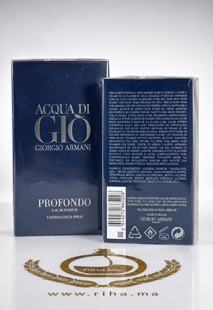 Acqua di Giò Profondo Giorgio Armani Eau de Parfum Pour Homme Acqua di Giò Profondo Giorgio Armani Eau de Parfum Pour Homme
