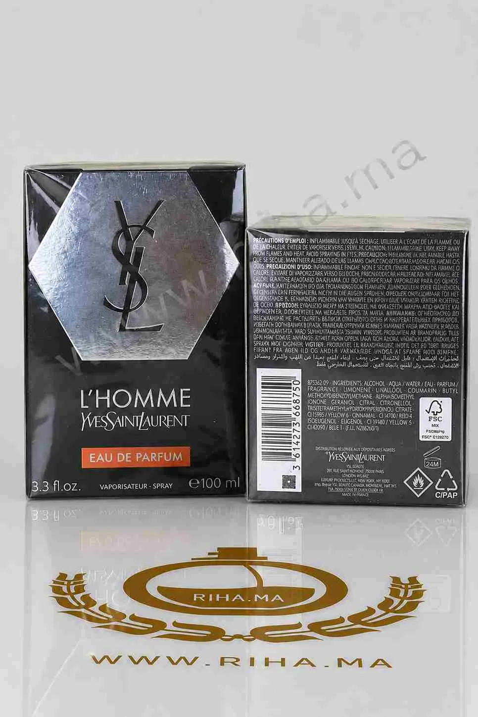 L'Homme Yves Saint Laurent eau de parfum pour homme prix maroc L'Homme Yves Saint Laurent eau de parfum pour homme prix maroc